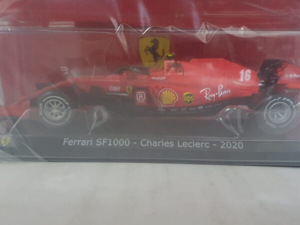 Ferrari SF1000 - Charles Leclerc - 2020 Uscita 38 - LE GRANDI FERRARI F1 1:24 - immagine 2