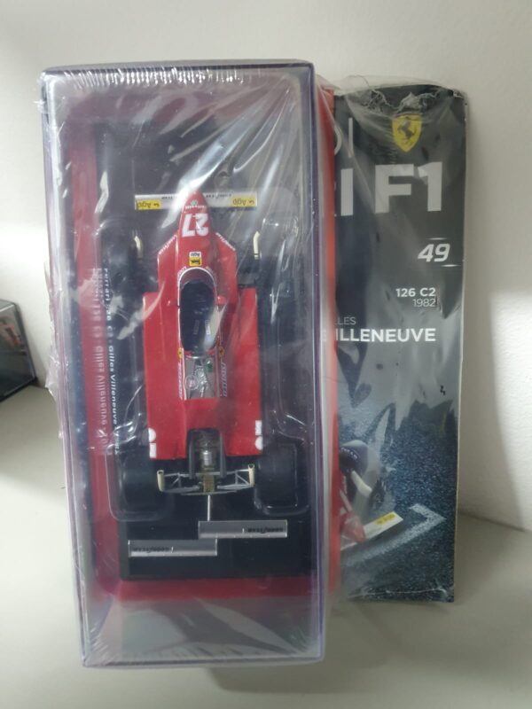 Ferrari 126 C2 - Gilles Villeneuve - 1982 Uscita 49 - LE GRANDI FERRARI F1 1:24