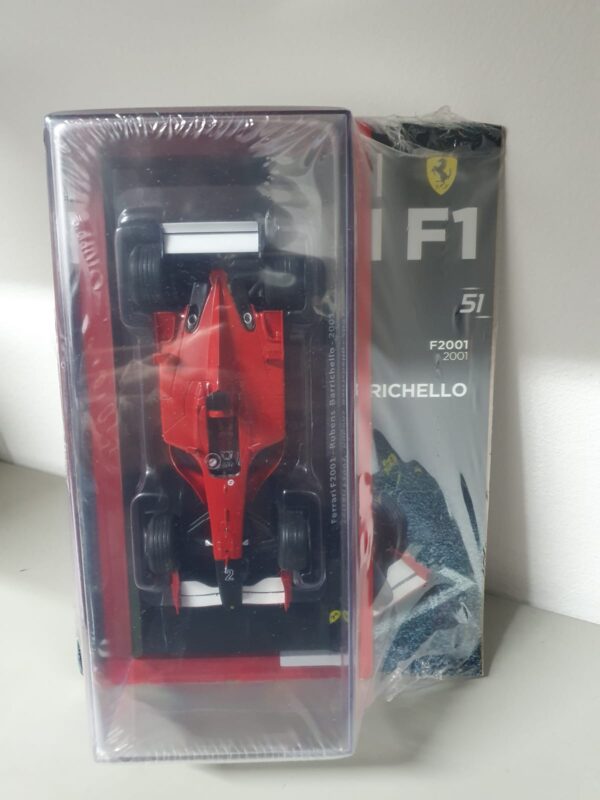 Ferrari F2001 - Rubens Barrichello - 2001 - Italian Grand Prix Uscita 51- LE GRANDI FERRARI F1 1:24