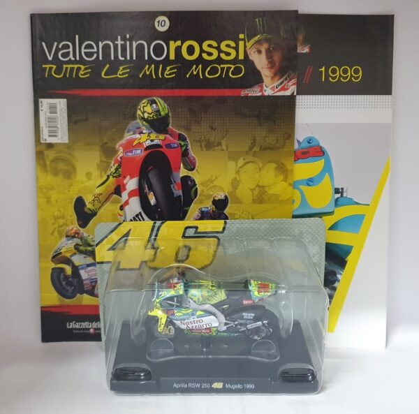 Aprilia RSW 250 Mugello 1999 Valentino Rossi 46 1/18 - uscita 10