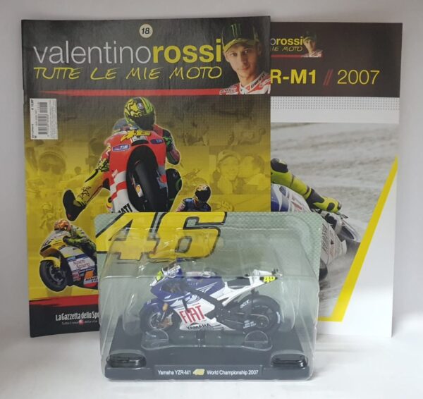 Yamaha YZR-M1 World Championship 2007 Valentino Rossi 46 1/18 - uscita 18