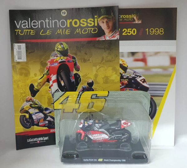 Aprilia RSW 250 World Championship 1998 Valentino Rossi 46 1/18 - uscita 19