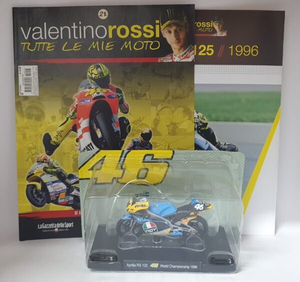 Aprilia RS 125 World Championship 1996 Valentino Rossi 46 1/18 - uscita 21