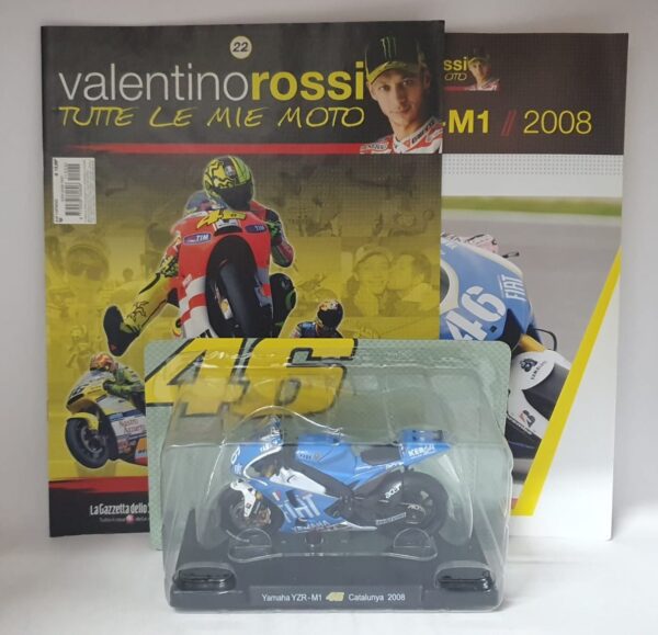 Yamana YZR-M1 Catalunya 2008 Valentino Rossi 46 1/18 - uscita 22