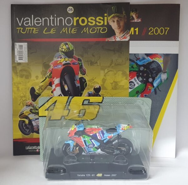 Yamaha YZR-M1 Assen 2007 Valentino Rossi 46 1/18 - uscita 25