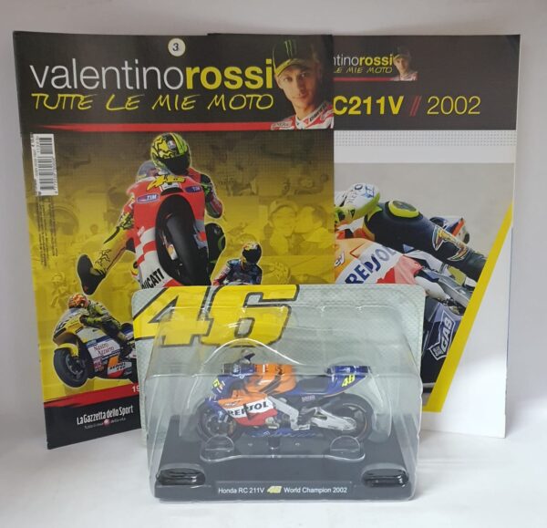 Honda RC 211V World Champion 2002 Valentino Rossi 46 1/18 - uscita 3