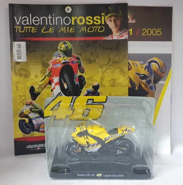 Yamaha YZR-M1 Laguna Seca 2005 Valentino Rossi 46 1/18 - uscita 8