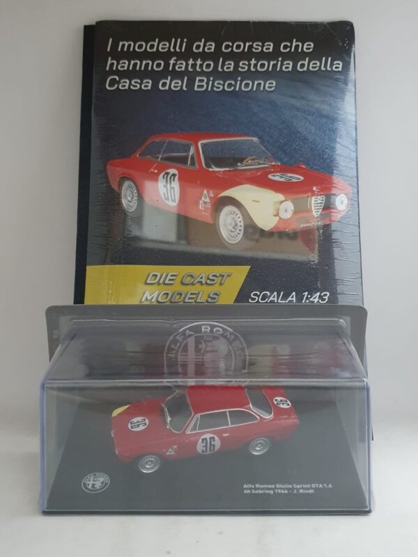 Alfa Romeo Giulia Sprint GTA 1.6 - 1966 Uscita 2 - Alfa Romeo Collection 1/43