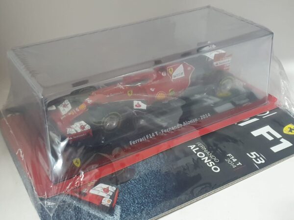 Ferrari F14 T - Fernando Alonso - 2014 Uscita 53 - LE GRANDI FERRARI F1 1:24 - immagine 2