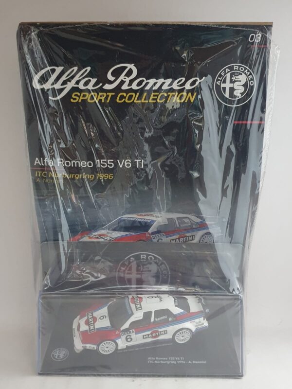 Alfa Romeo 155 V6 TI - ITC Nürburgring 1996 Uscita 3 -Alfa Romeo Collection 1/43